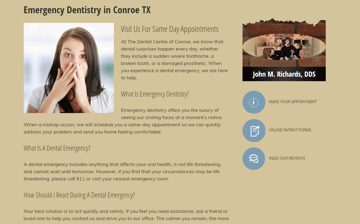 Dental Website #7