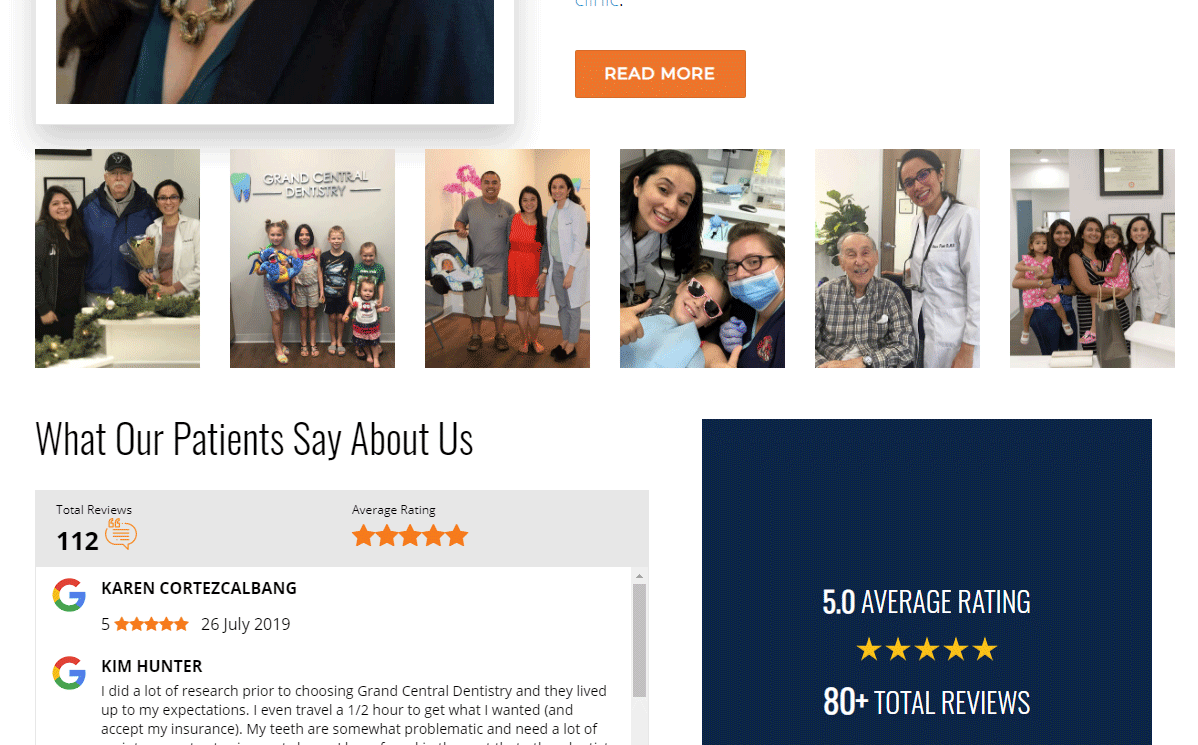 Dental Website #8