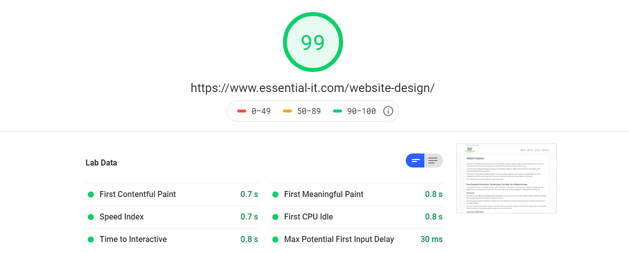 Improve Website Speed